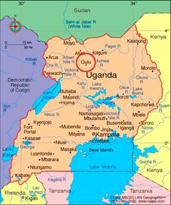 Gulu Uganda Map